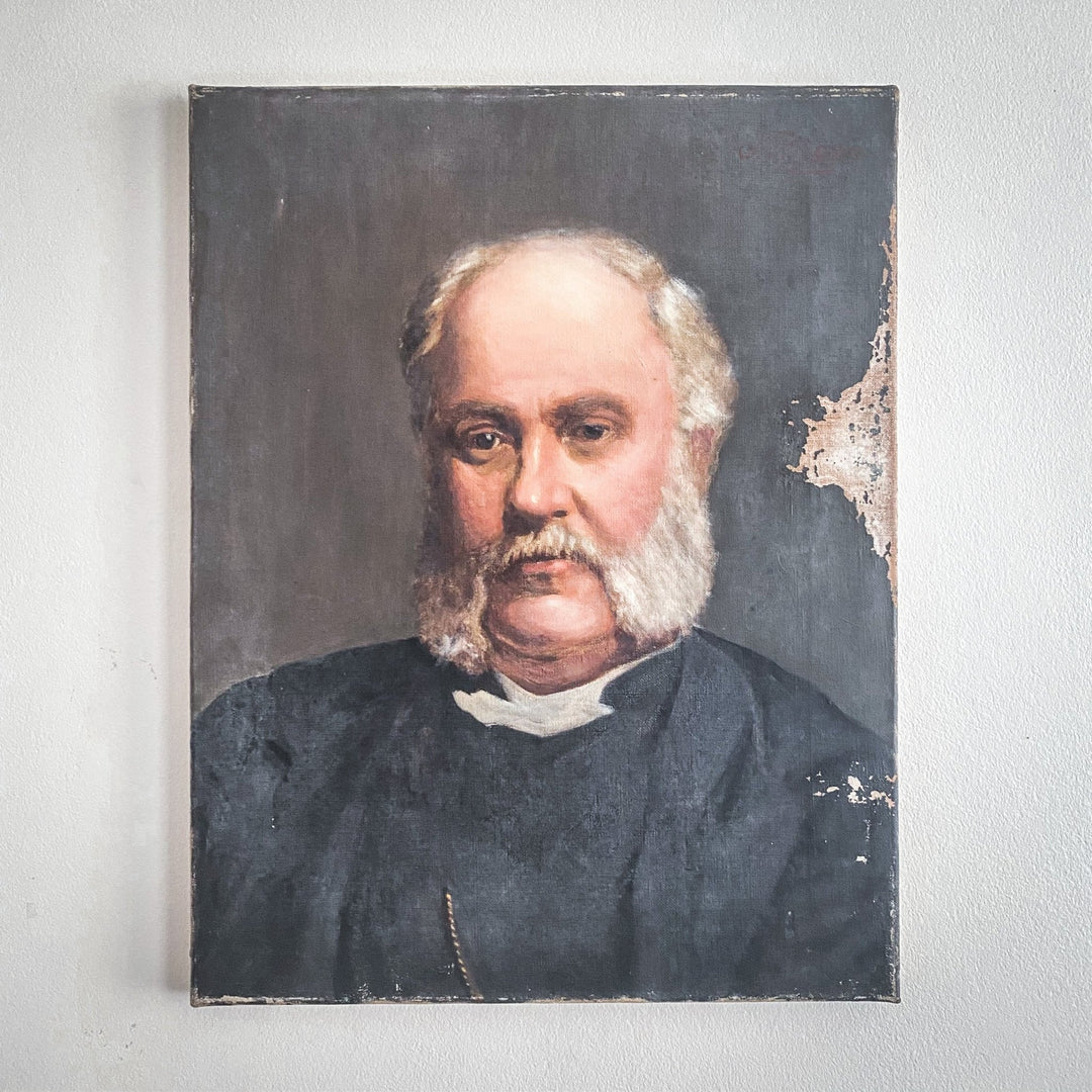 Oil Portrait of a Theologian - Houselore