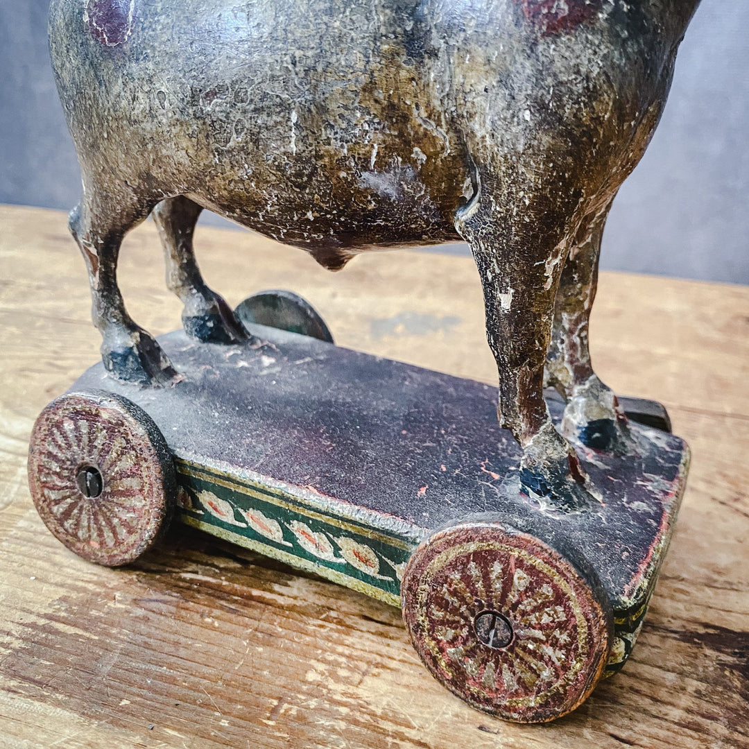 Victorian Painted Toy Ram - Houselore