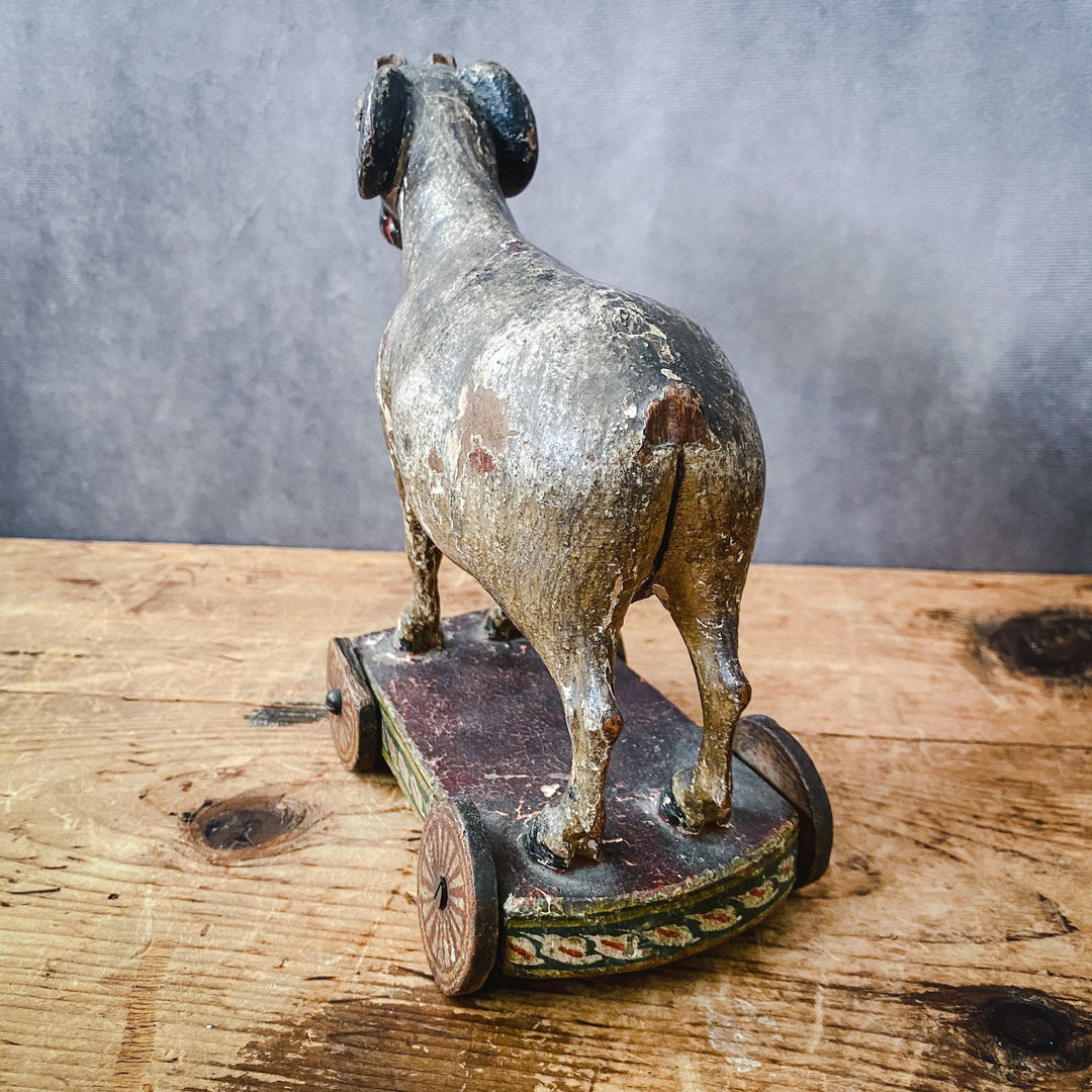Victorian Painted Toy Ram - Houselore