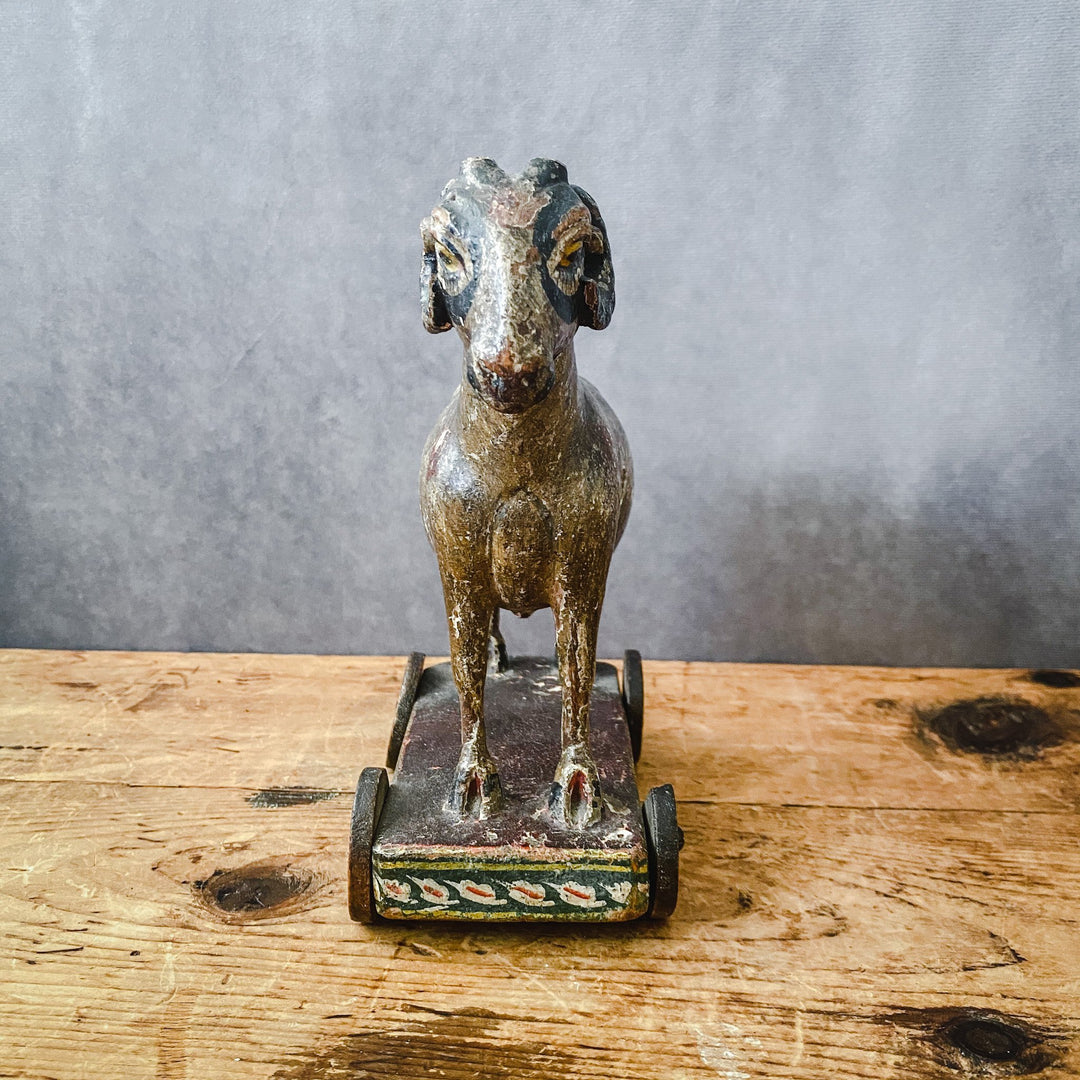 Victorian Painted Toy Ram - Houselore