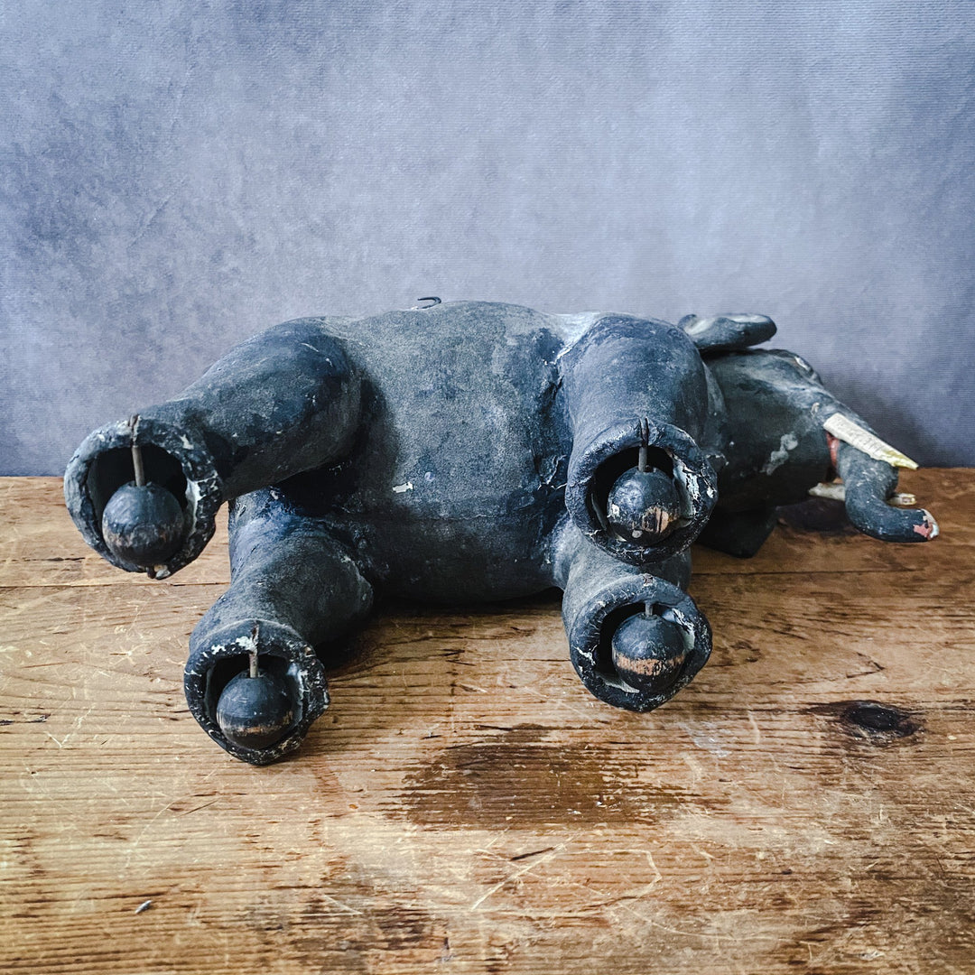 Victorian Plaster Nodder Elephant - Houselore
