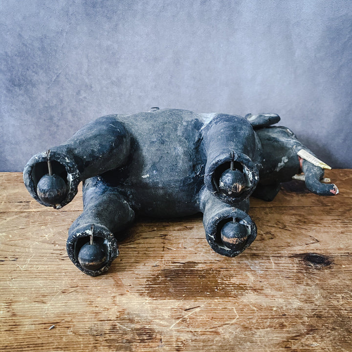 Victorian Plaster Nodder Elephant - Houselore